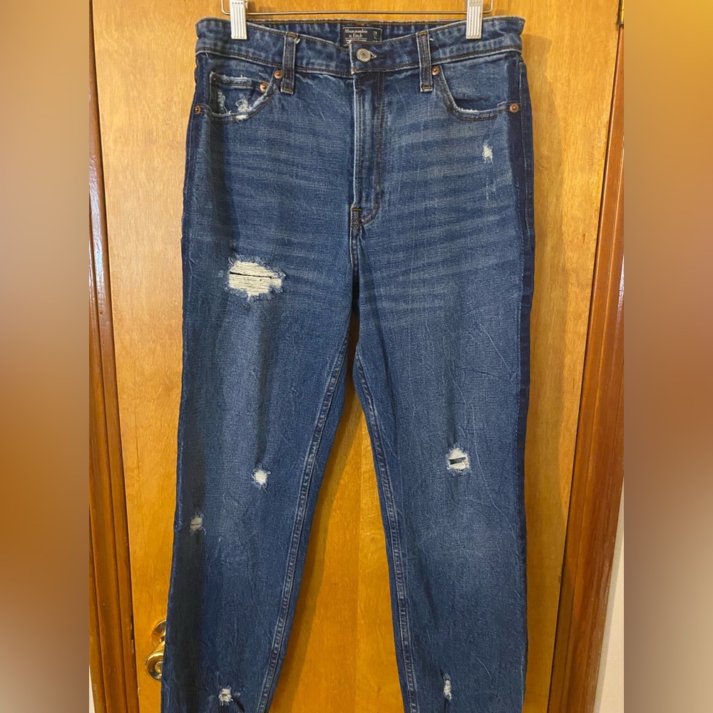Abercrombie & Fitch Simone High Rise Ankle Straight Jeans Sz 29/8